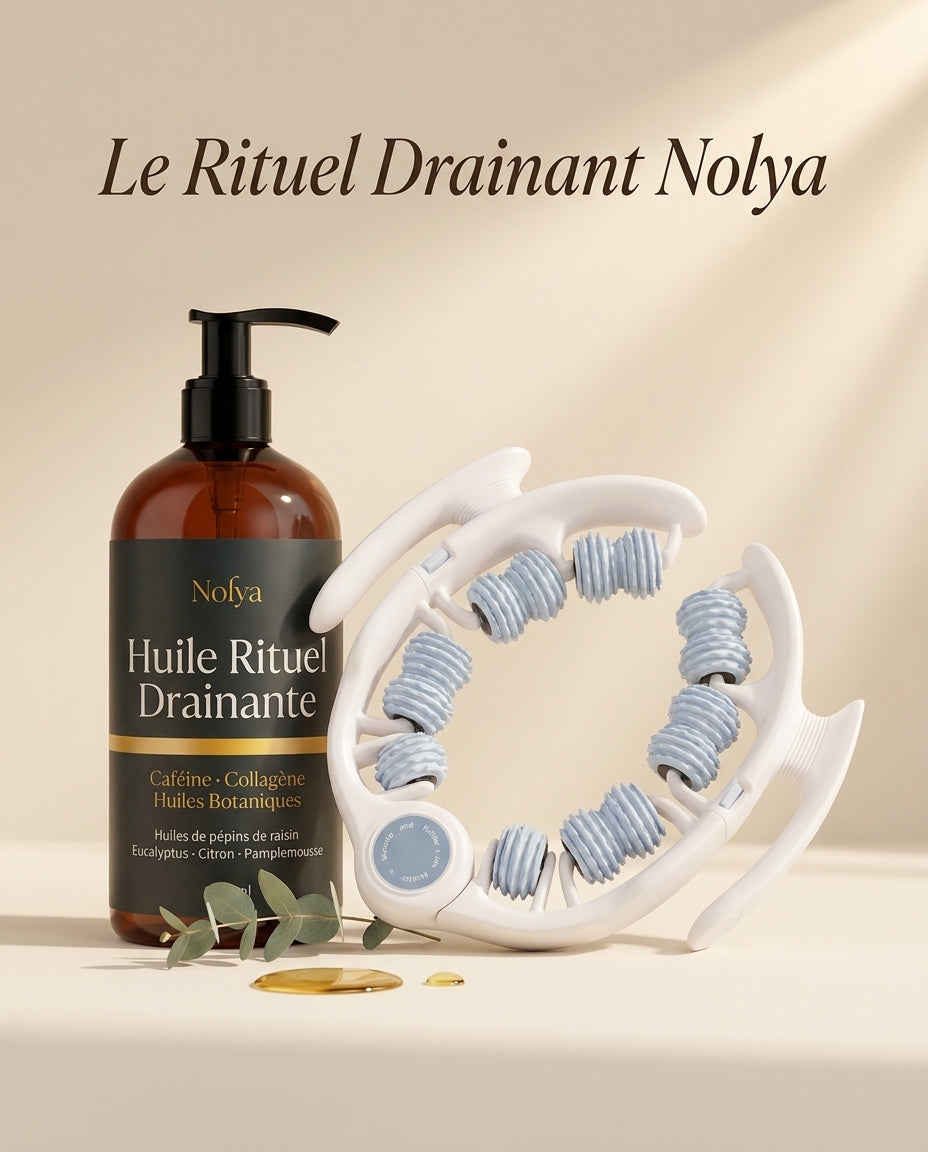 L'Huile Rituel Drainante Nolya — Bague Massante OFFERTE