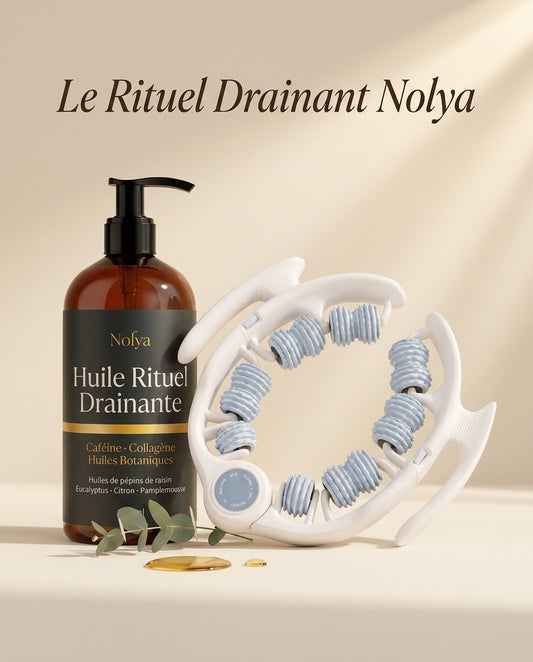 L'Huile Rituel Drainante Nolya — Bague Massante OFFERTE